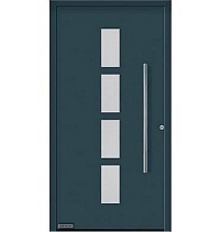 Двери входные алюминиевые  ThermoPlan Hybrid Hormann – Мотив 501 в #REGION_NAME_DECLINE_PP#